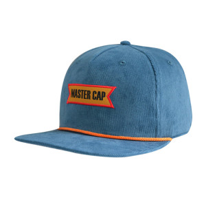 5 Panel Snapback Cap with Ribbon