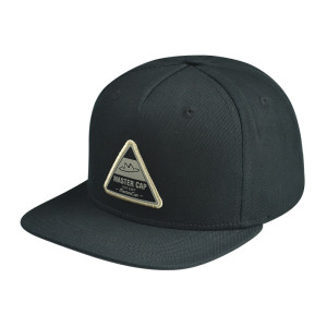 5 Panel Snapback Cap with Woven Label Badge