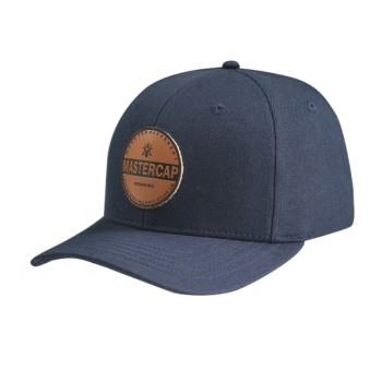 Baseball Cap with PU Embossed Badge