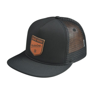 5 Panel Snapback Cap with PU Embossed Badge