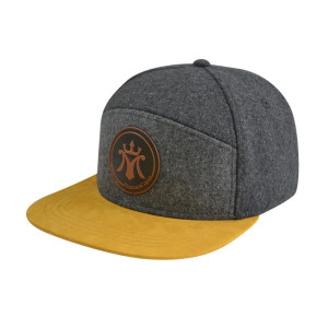 With PU Badge Logo Camper Cap