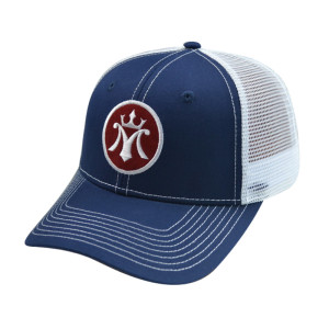 6 Panel Baseball Cap with Applique Embroidery Logo
