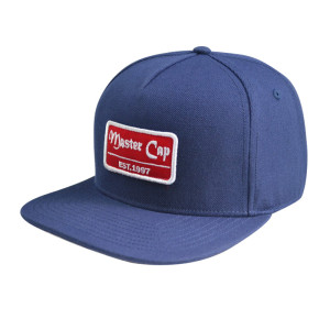 Snapbacker Cap with Woven Embroidery Badge Logo