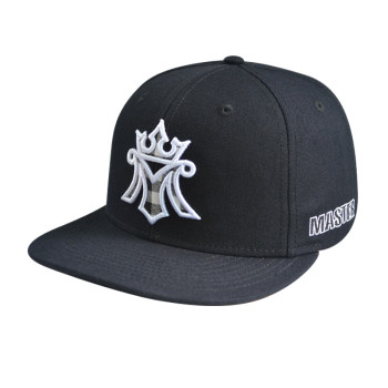 With Applique Embroidery Logo Snapbacker Cap