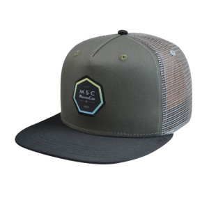 Snapback Cap with Woven Label Badge