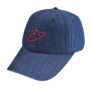 Cowboy Baseball Cap with Embroidery