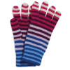 Colored Striped Gloves