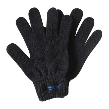 Black Color Knit Gloves