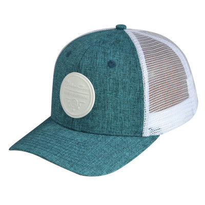 6 Panel Baseball Cap with Rubber Badge