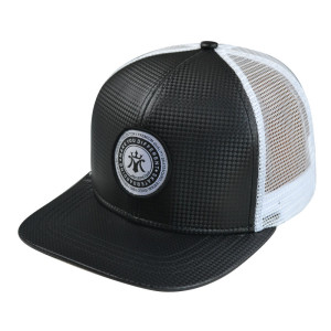 Custom 6-panel trucker cap Snapback with Woven Label Patgh