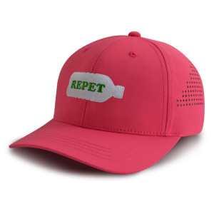 100% Recycled PET Fabric Custom head wear Made Embroidery Logo 6 Panel Baseball cap