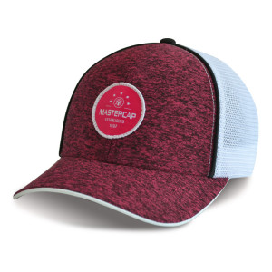 Custom retro knitted fabric yupoong trucker hat baseball cap