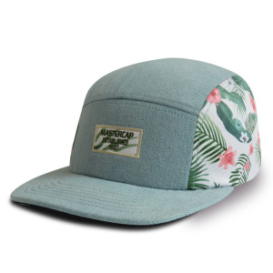 Custom 5-panel Sublimation champing cap snapback cap camper cap