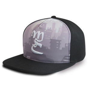 Custom 5 panel flat brim sublimation and embroidered trucker snapback hat cap
