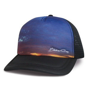 China supplier custom 5-panel Foam Mesh Trucker Cap with Printed