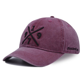 6 panel baseball cap with 3D embroidery logo