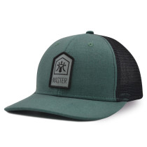 Woven label patch baseball cap