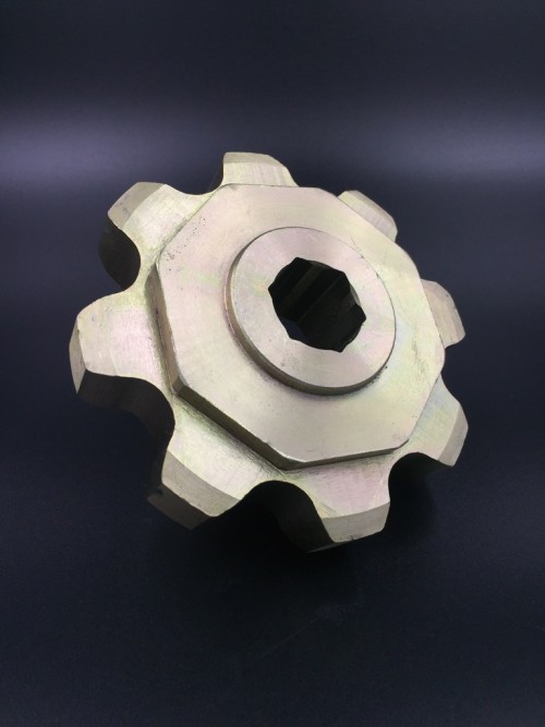 Agriculture Sprocket CA620-8T Yellow Zinc plated