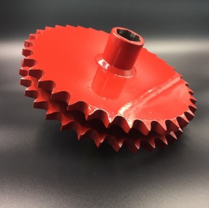 MadeToOrder Chain Sprocket D60C-35H Red painted