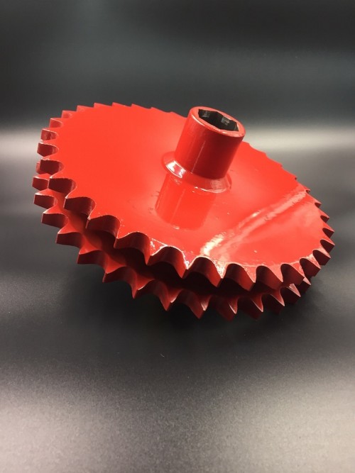 Special Agriculture Sprocket D60C-35H Red painted