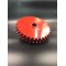 Roller Chain Sprocket D60C-35H Red painted