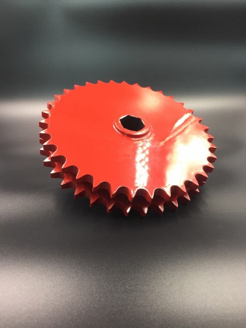 MadeToOrder Chain Sprocket D60C-35H Red painted