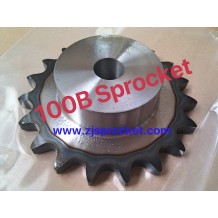 100B Martin Roller Chain Sprockets steel, C45 pilot bore