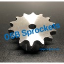 BS(05B) Roller Chain Sprockets 8x3mm steel, C45 pilot bore