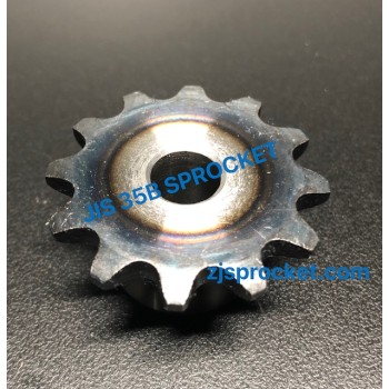 35B JIS Roller Chain Sprockets steel, C45 pilot bore