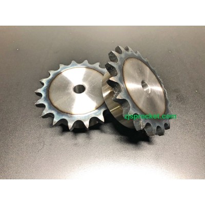 50B JIS Roller Chain Sprockets steel, C45 pilot bore, teeth harden