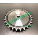 60B JIS Roller Chain Sprockets steel, C45 pilot bore, teeth harden