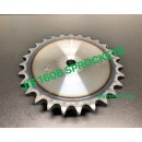 160B JIS Roller Chain Sprockets steel, C45 pilot bore, teeth harden
