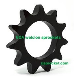 60A weld on roller chain sprockets  surface black oxided, fit fo V W X Y weld on hubs.