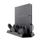 2 in 1 Charging Stand with Cooling fan for PS4/PS4 Slim