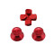 High Quality Aluminium 7 in 1 Kit Buttom For PS4 Controller  Red Color