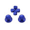 Metal Bullet Buttons And Thumbsticks  PS4 Controller pad  - Blue