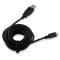 USB 2A Data Sync Charger Cable Cord For Smart Phones / PS4 - Black