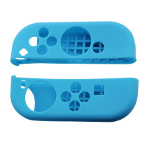 2pcs For Nintendo Switch Gampad Handle Silicone Cover Skin Case Protector (Blue)