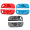 2pcs For Nintendo Switch  Gampad Handle Silicone Cover Skin Case Protector (Red)