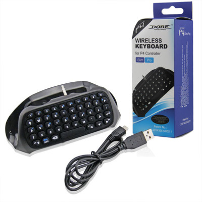 Wireless Keyboard for PS4 Dual Shock 4 Gaming Controller