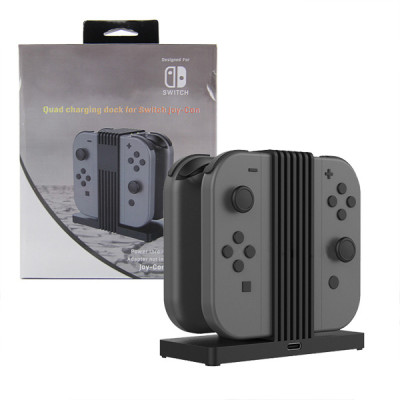 Charging Dock Station Charger with LED indication for Nintendo Switch Joy-Controller