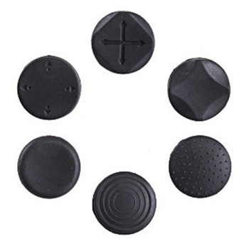 PSP Slim 3000 / PS Vita / 2000 6 in 1 Silicon Buttons Analog Stick Cap Kit