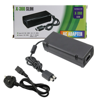 XBOX 360 SLIM AC Adapter (UK Plug)