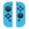 2pcs For Nintendo Switch Gampad Handle Silicone Cover Skin Case Protector (Blue)