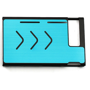Anti-slip Aluminum Protective Case Cover Skin Shell For Nintendo Switch Console 7 Colors (Light Blue)