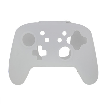 Silicone Skin Protective Case Cover for Nintendo Switch Controller(Transparent white)