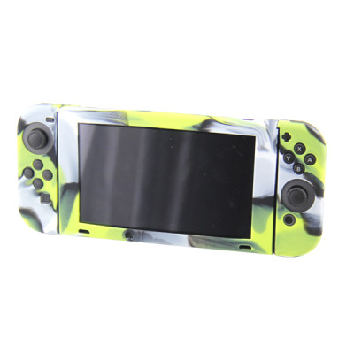 Nintendo Switch Console Camouflage Silicone Case  (Camouflage Green)