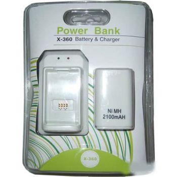 Xbox 360 Fat 2100mAh Power Bank Battery Charger