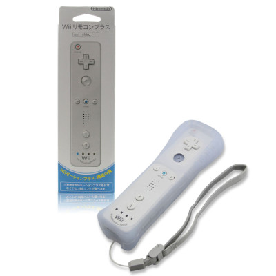 Wii 2 in1 Built in Motion Plus Remote Controller (White)