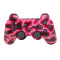 PS3 Bluetooth Controller Red Lightning New Design